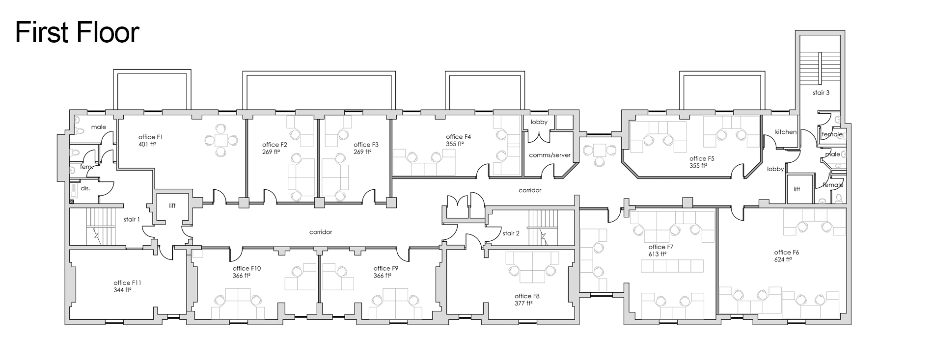 First Floor Office Plan